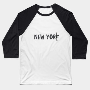 new york streets Baseball T-Shirt